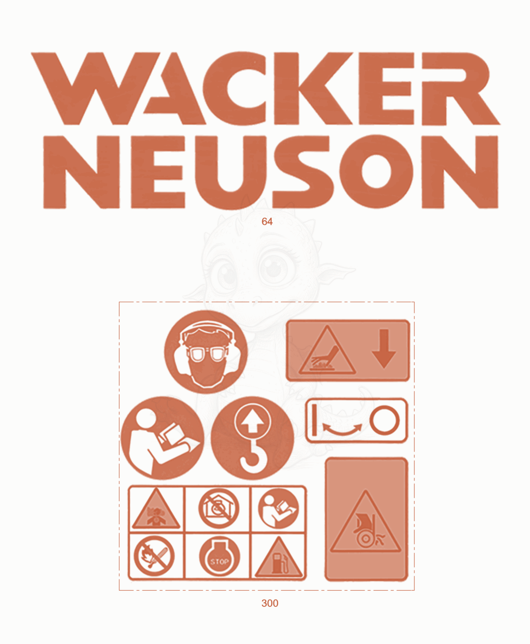 Despiece del Label de una máquina Wacker Neuson VPH70, con globos numerados