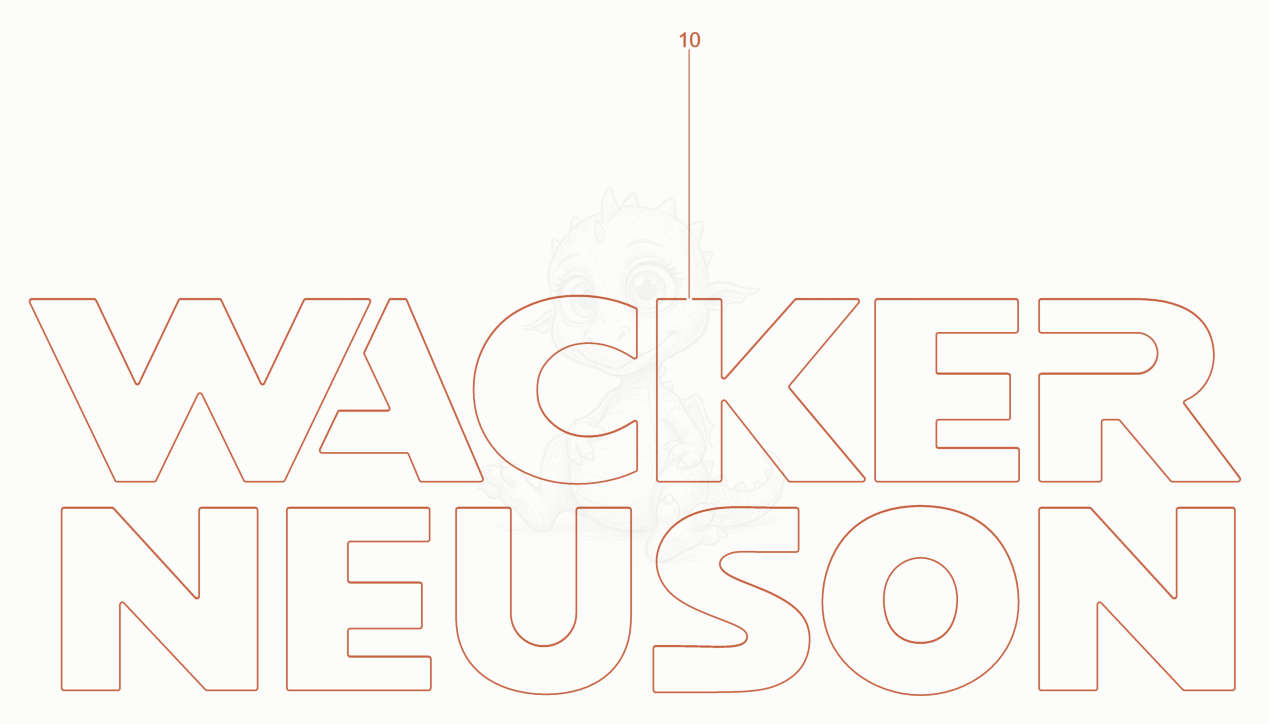 Exploded parts diagram of the Label logo of a Wacker Neuson XPSKMAT, with numbered balloons