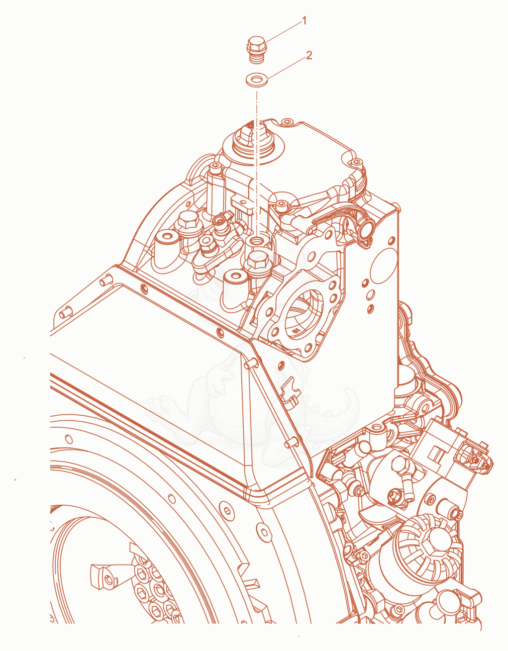 Exploded parts diagram of the Plug of a Wacker Neuson DPU6555HEHAPN, with numbered balloons