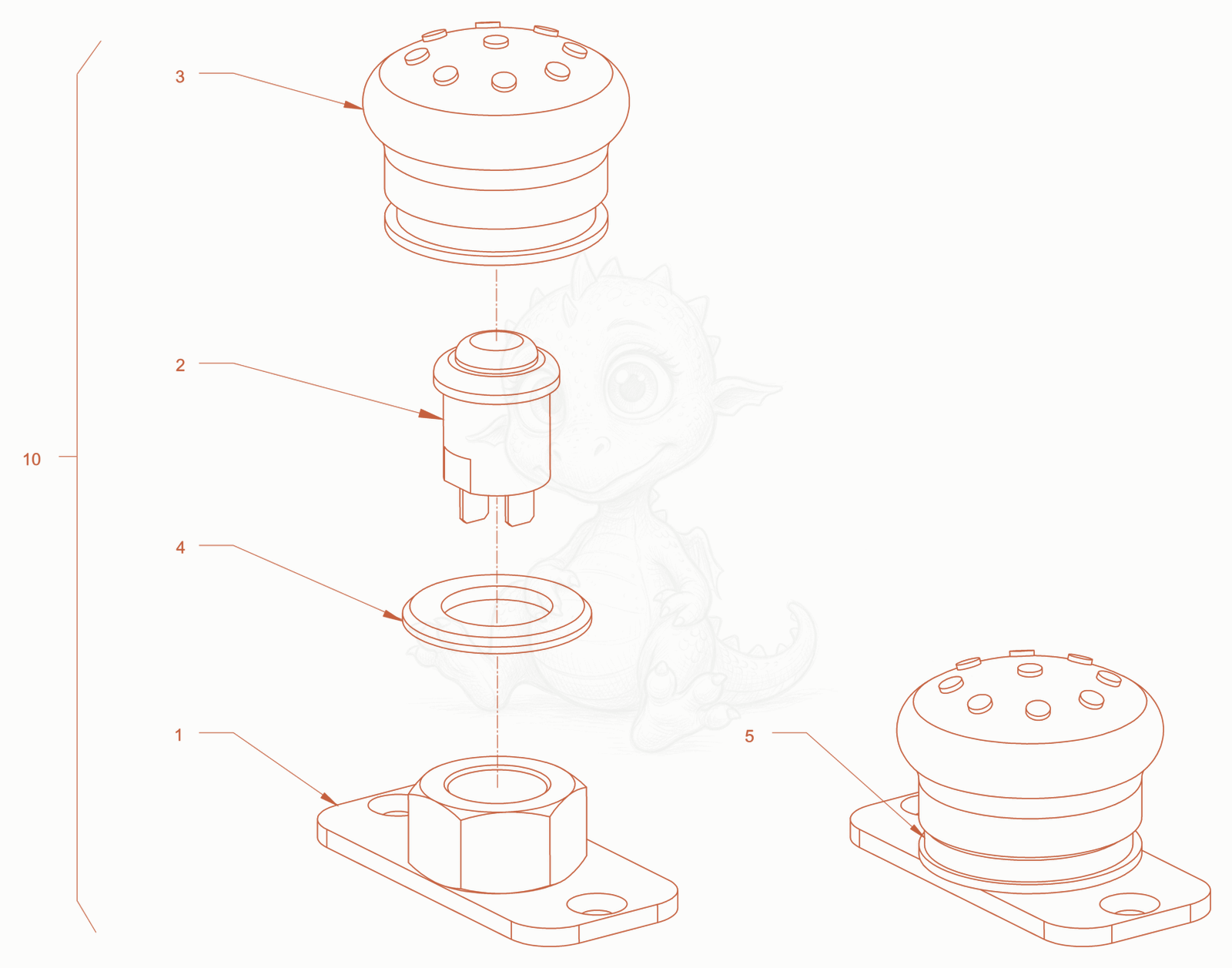 Exploded parts diagram of the electrical system of a Wacker Neuson RD28-120DPF, with numbered balloons