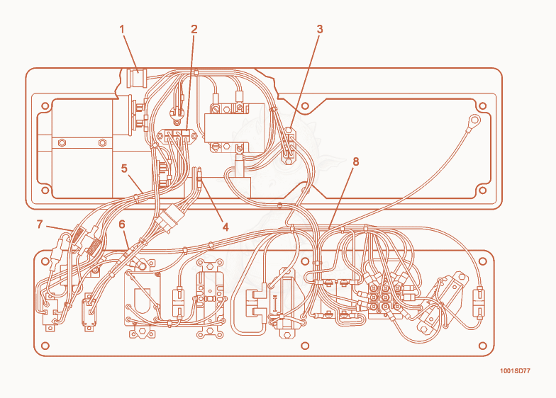 Exploded parts diagram of the Electrical cpl. of a Wacker Neuson GS5.5A, with numbered balloons