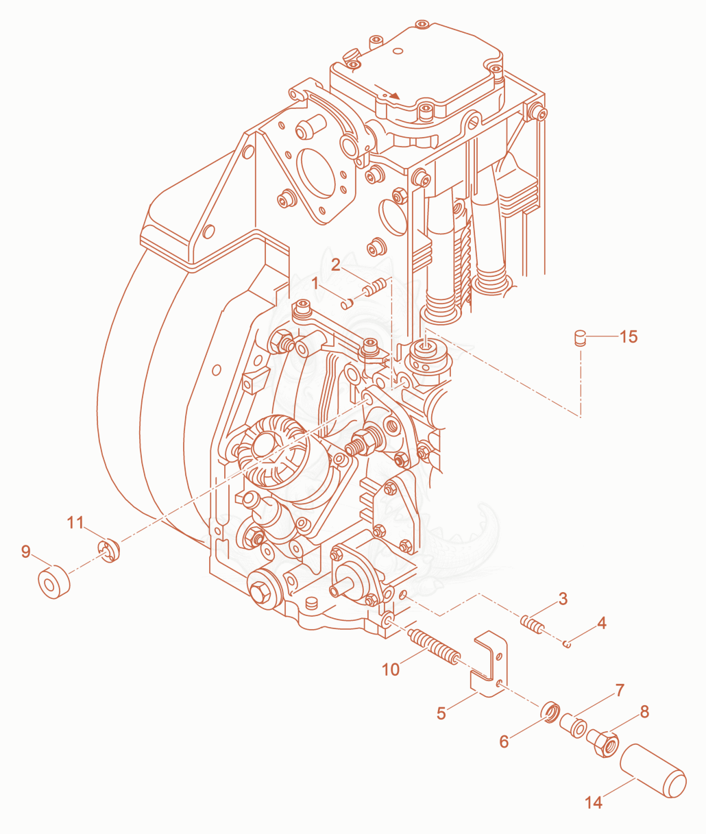 Exploded parts diagram of the Engine Equipment EPA of a Wacker Neuson DPU6555HECHUS, with numbered balloons