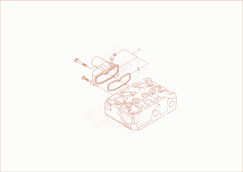 Exploded parts diagram of the suction manifold of a Wacker Neuson DT08PRO, with numbered balloons