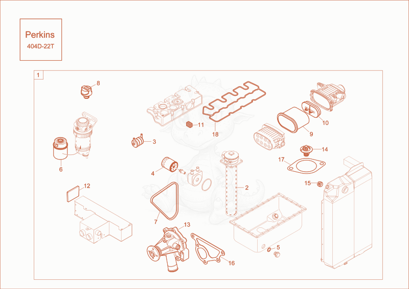 Exploded parts diagram of the service kit (3000h) of a Wacker Neuson EZ53, with numbered balloons