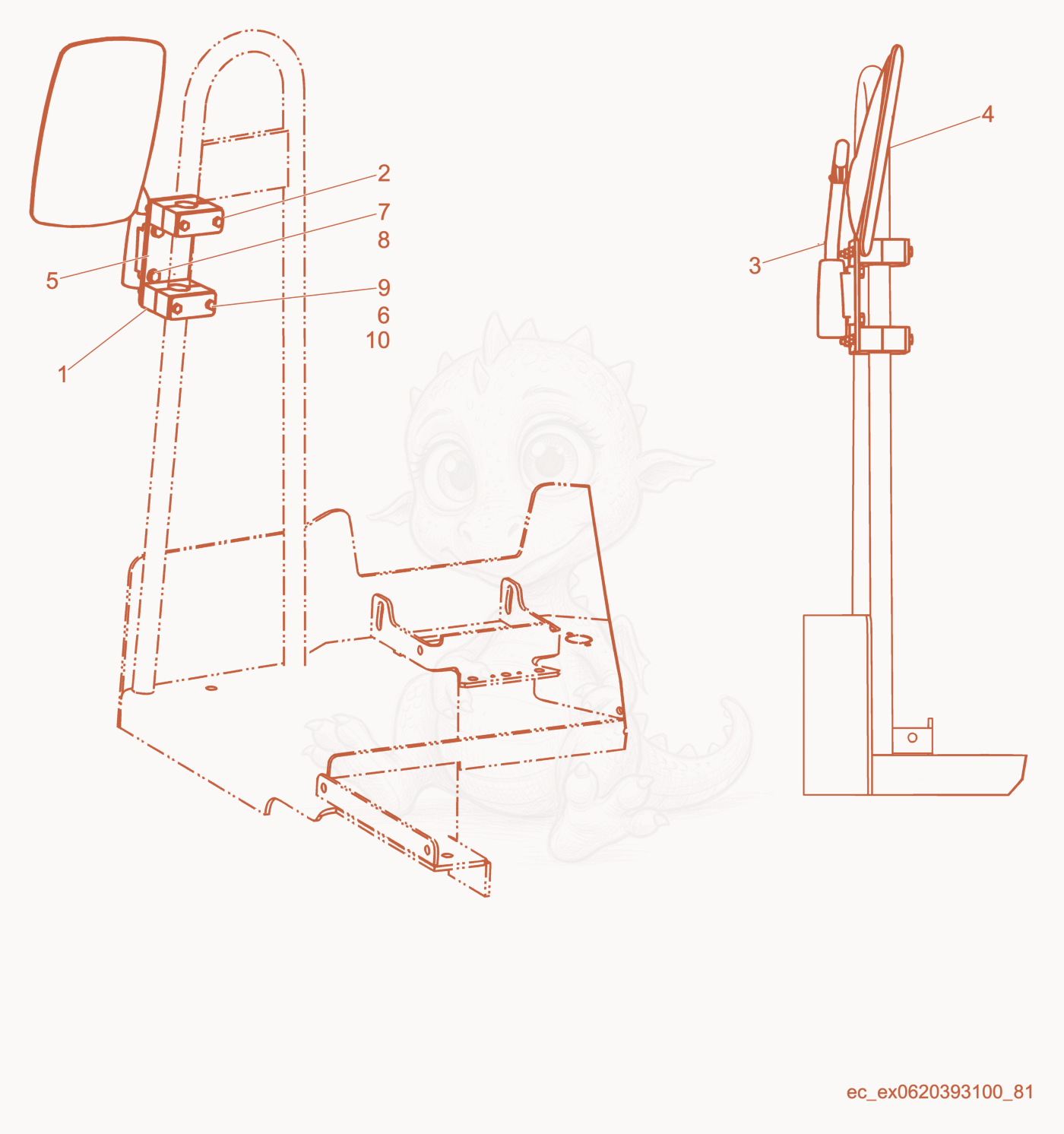 Exploded parts diagram of the Option-Wiring Harness/Vehicle of a Wacker Neuson RD27-120, with numbered balloons