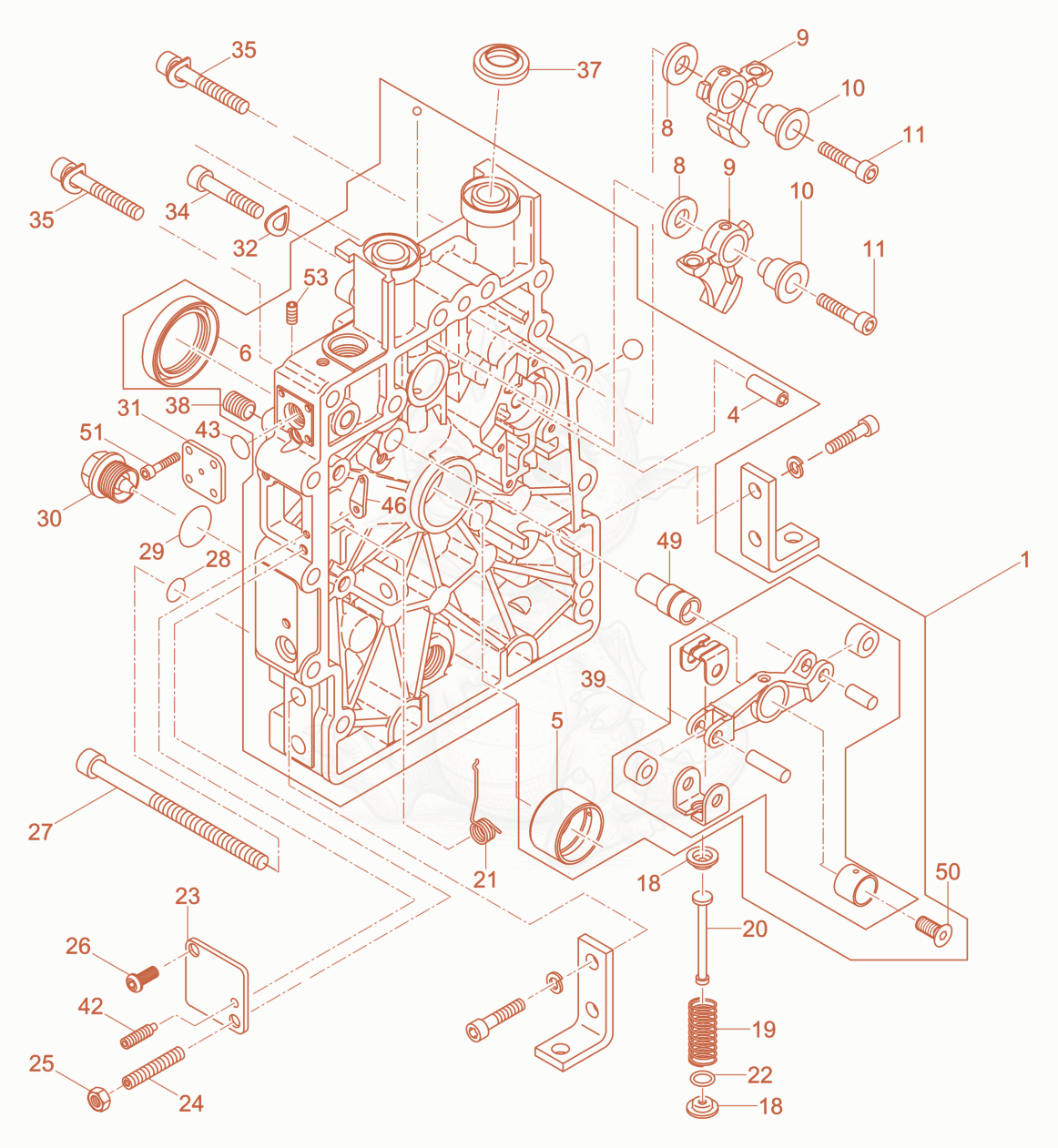 Exploded parts diagram of the Command cover of a Wacker Neuson DPU2550H, with numbered balloons