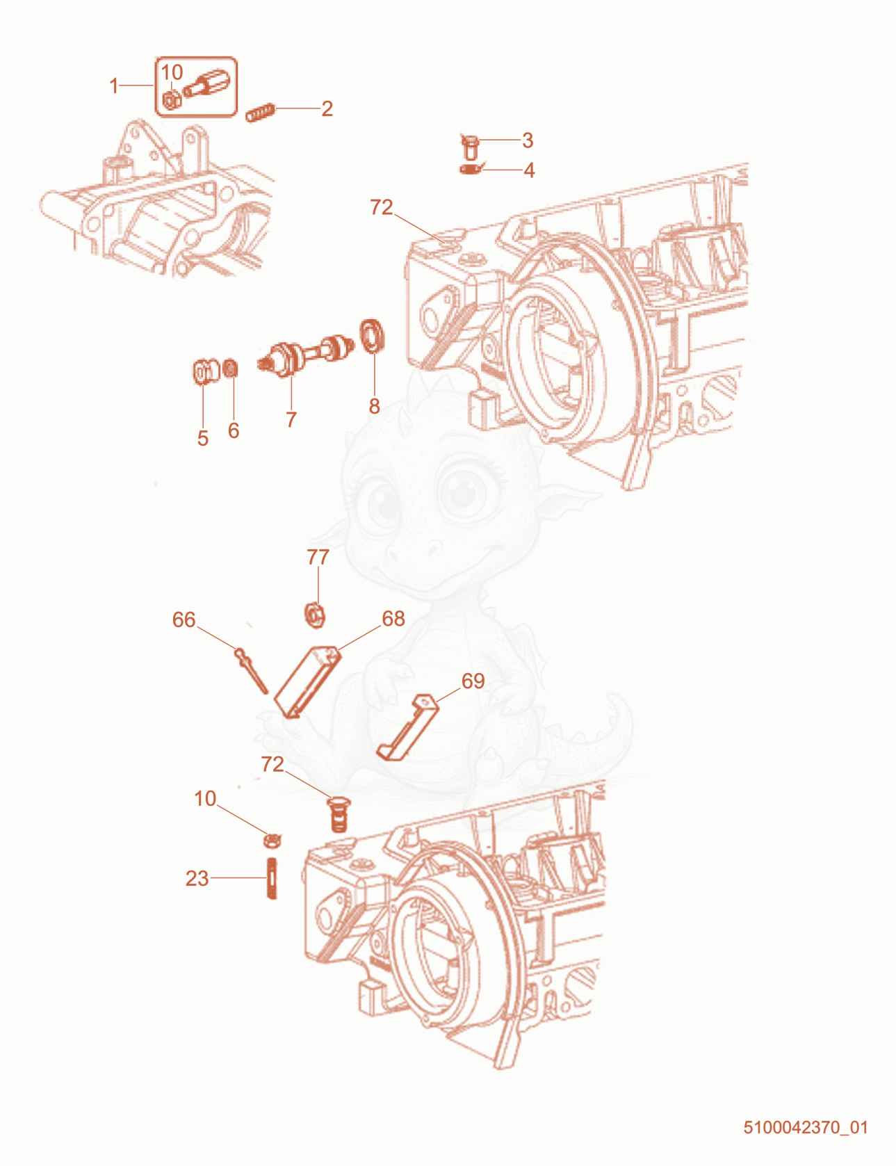 Exploded parts diagram of the Controls of a Wacker Neuson RTLX-SC3, with numbered balloons