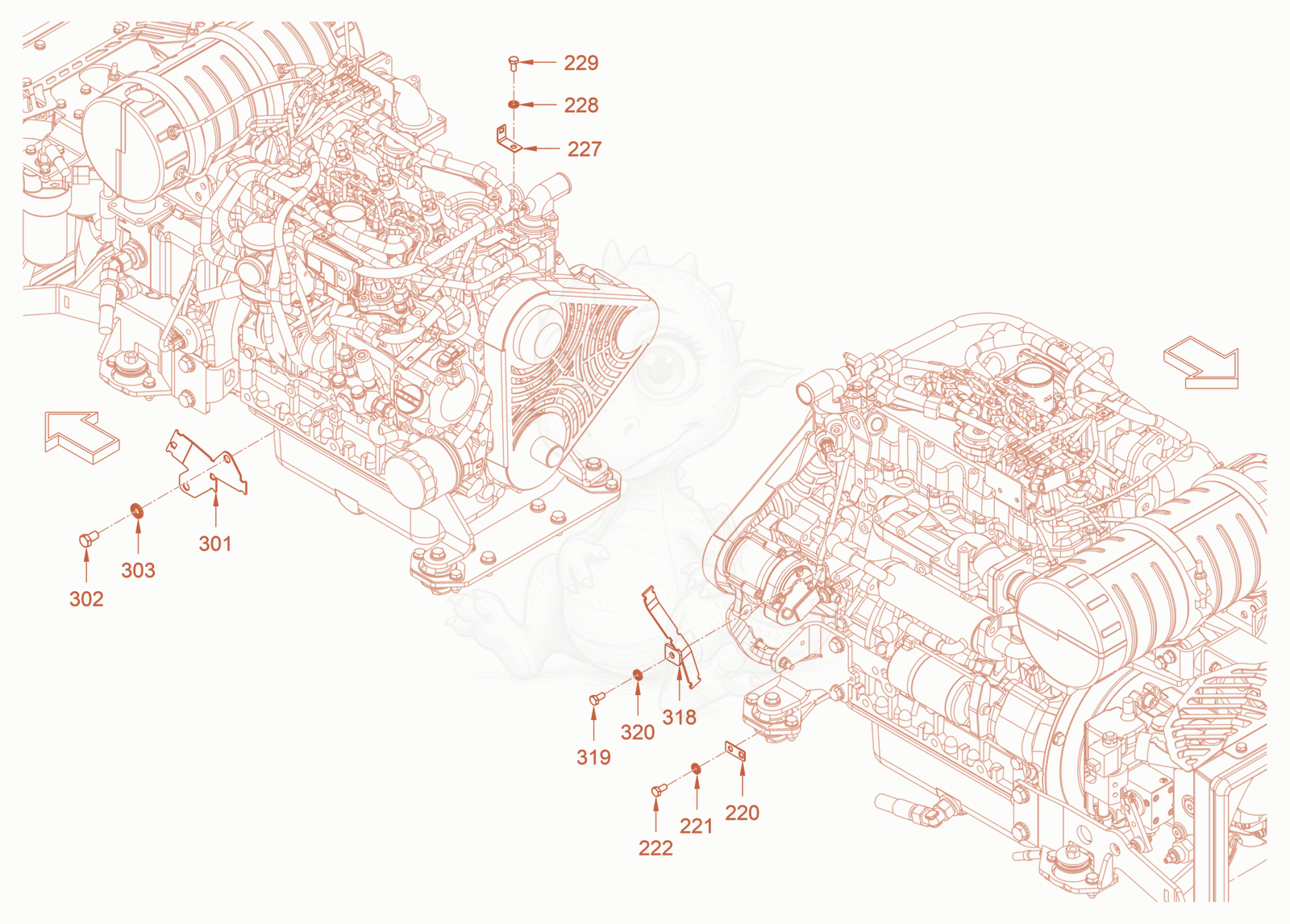 Exploded parts diagram of the electrical system of a Wacker Neuson RD45-140C, with numbered balloons