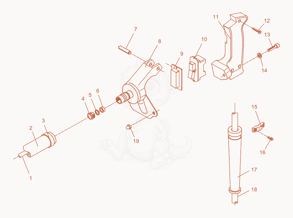 Exploded parts diagram of the Hose Connection cpl. of a Wacker Neuson IRSE0,3Y, with numbered balloons