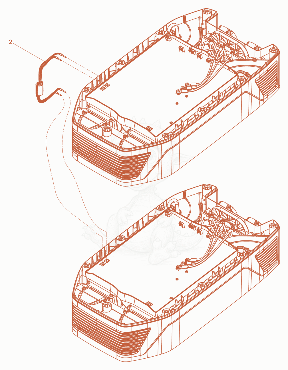 Exploded parts diagram of the 4 Socket of a Wacker Neuson FUHKMAT, with numbered balloons