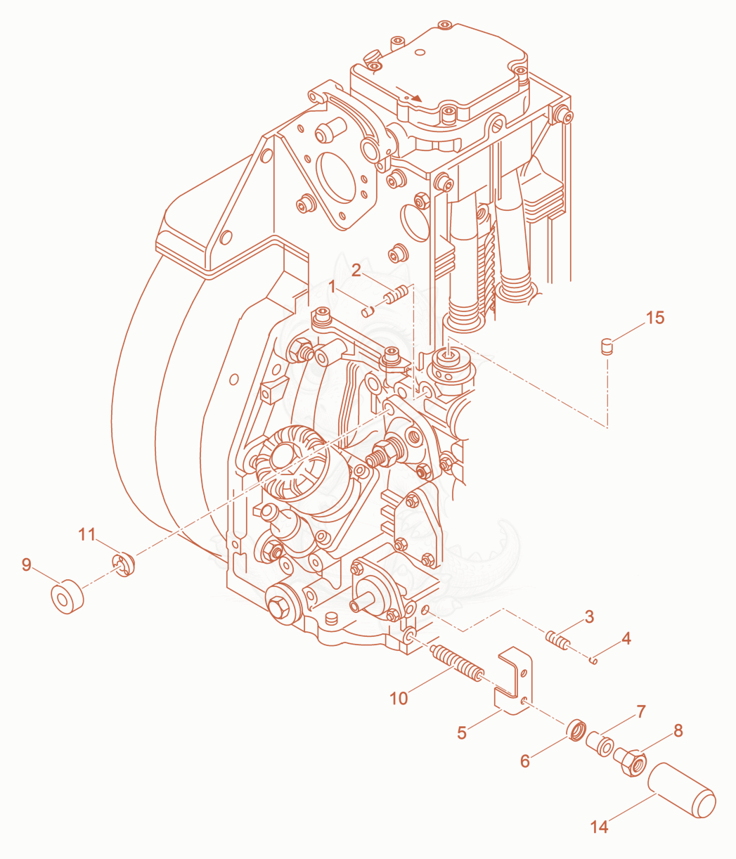 Exploded parts diagram of the Engine Equipment EPA of a Wacker Neuson DPU5545HECHUS, with numbered balloons