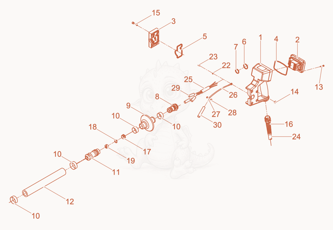 Exploded parts diagram of the Hose Connection cpl. of a Wacker Neuson IRSEN-FU57/115WC, with numbered balloons