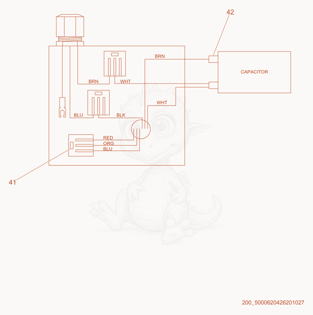 Exploded parts diagram of the Wiring harness of a Wacker Neuson HHS702, with numbered balloons
