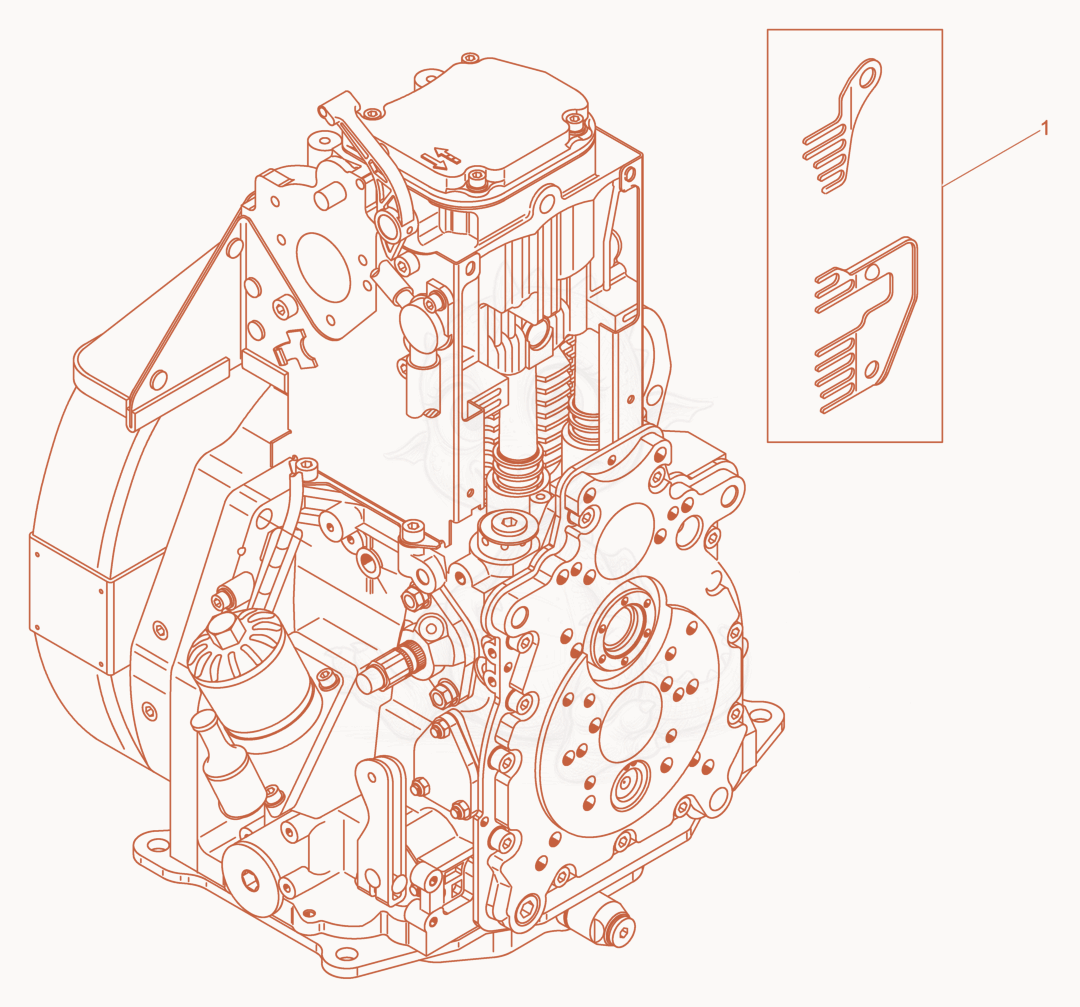 Exploded parts diagram of the Engine-Accessories of a Wacker Neuson DPU6055WC, with numbered balloons