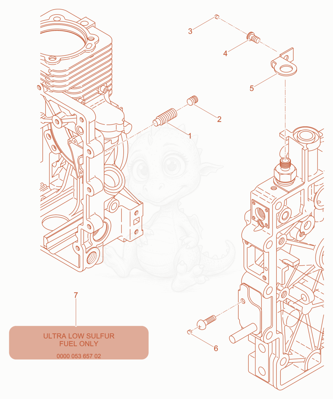 Exploded parts diagram of the Engine Equipment EPA of a Wacker Neuson DPU3750HETS, with numbered balloons