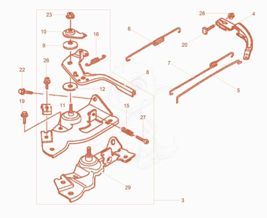 Exploded parts diagram of the Ignition Coil of a Wacker Neuson BPS1340AW, with numbered balloons